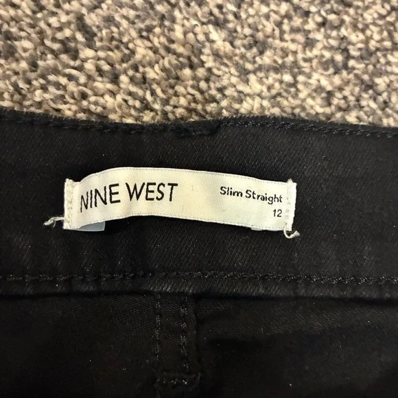 Nine West Black Sculpting Denim Pants - Picture 4 of 5